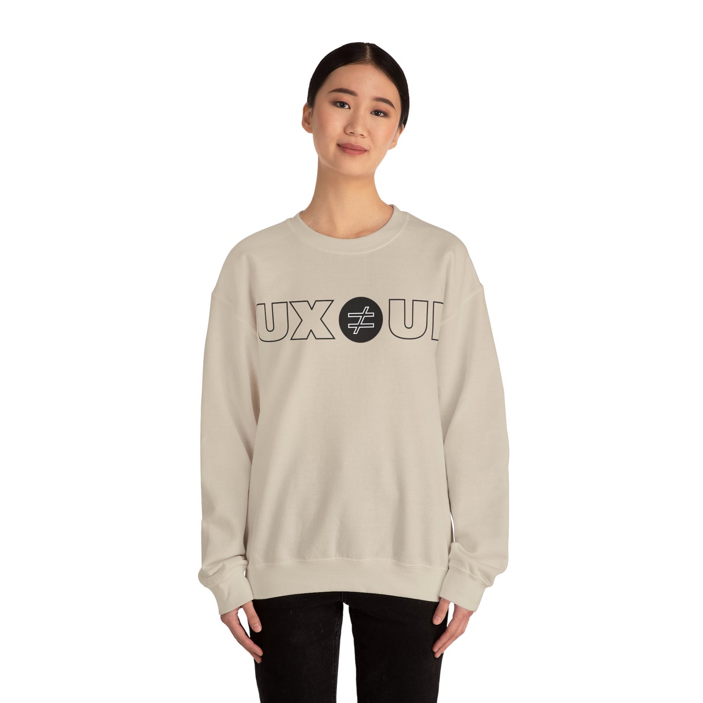 Special Edition UX ≠ UI Unisex Heavy Blend™ Crewneck Sweatshirt