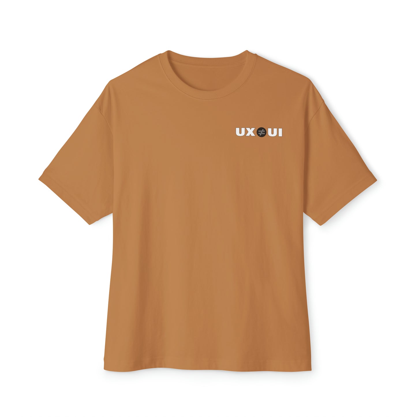 Special Edition UX ≠ UI Unisex Oversized Boxy Tee (w/small graphic)