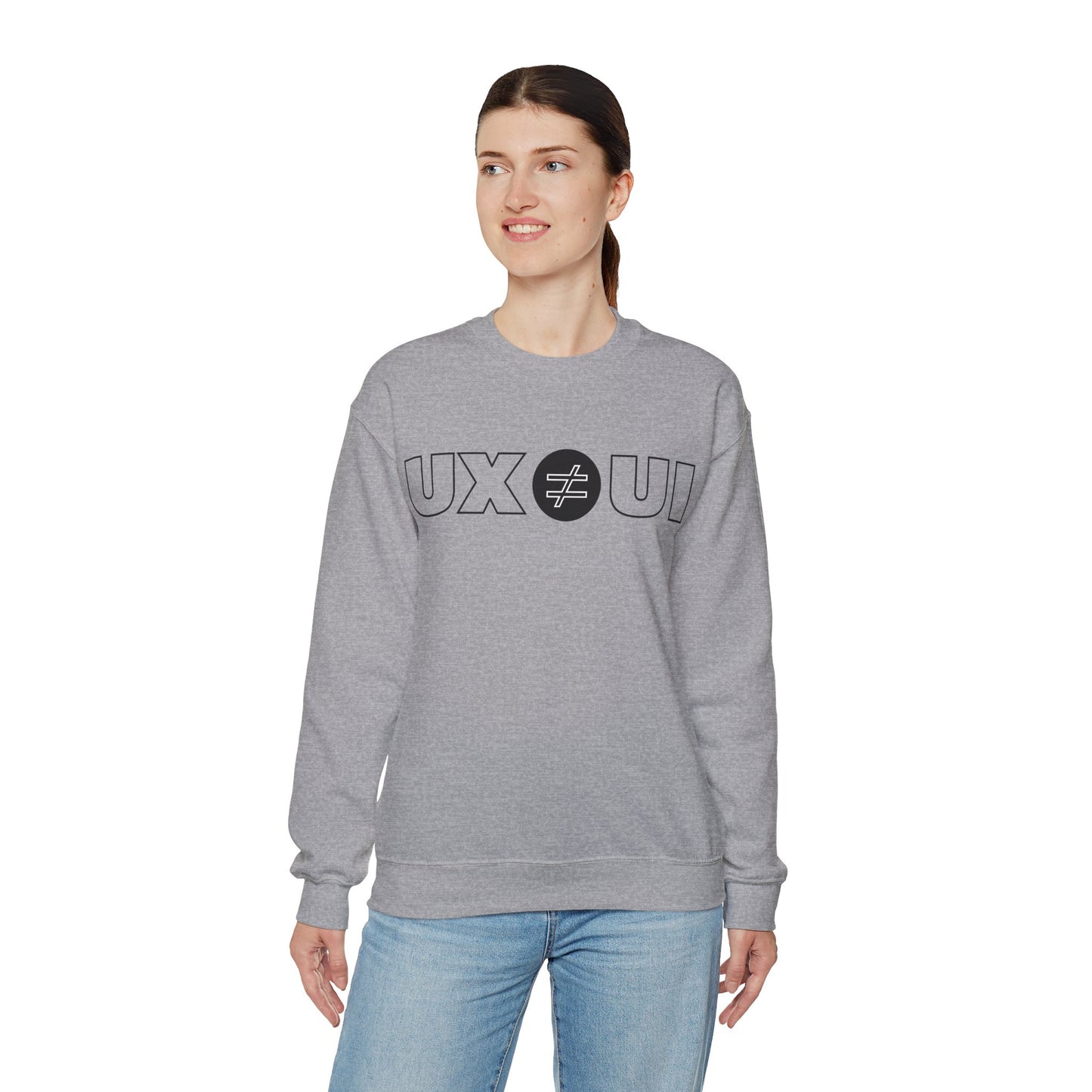 Special Edition UX ≠ UI Unisex Heavy Blend™ Crewneck Sweatshirt