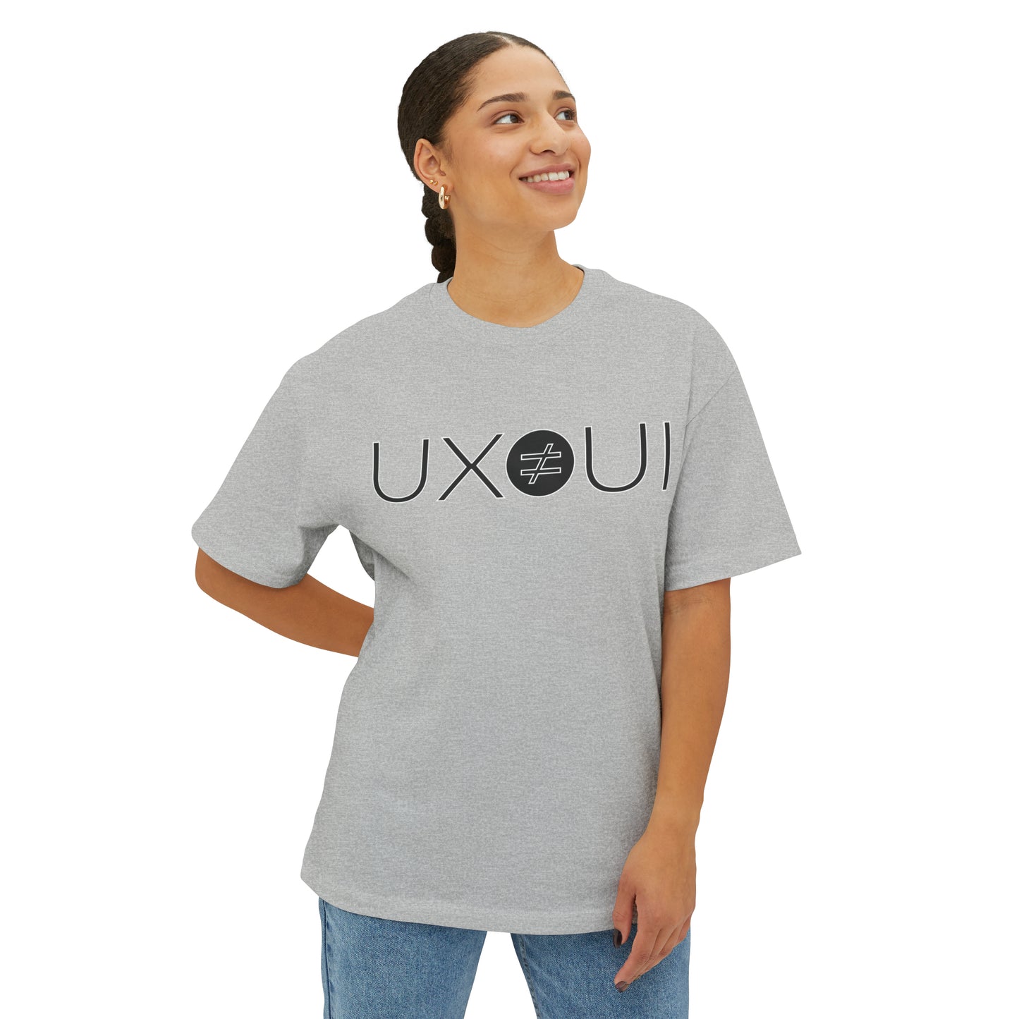UX ≠ UI #12 Unisex Oversized Boxy Tee