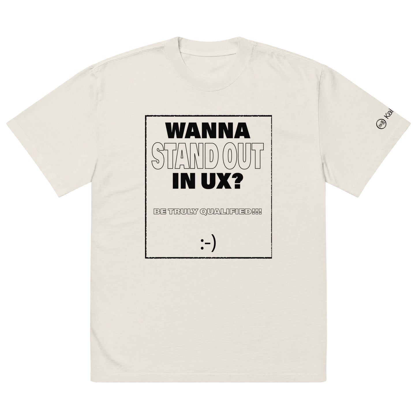 UX Slogan #1 (Oversized T)