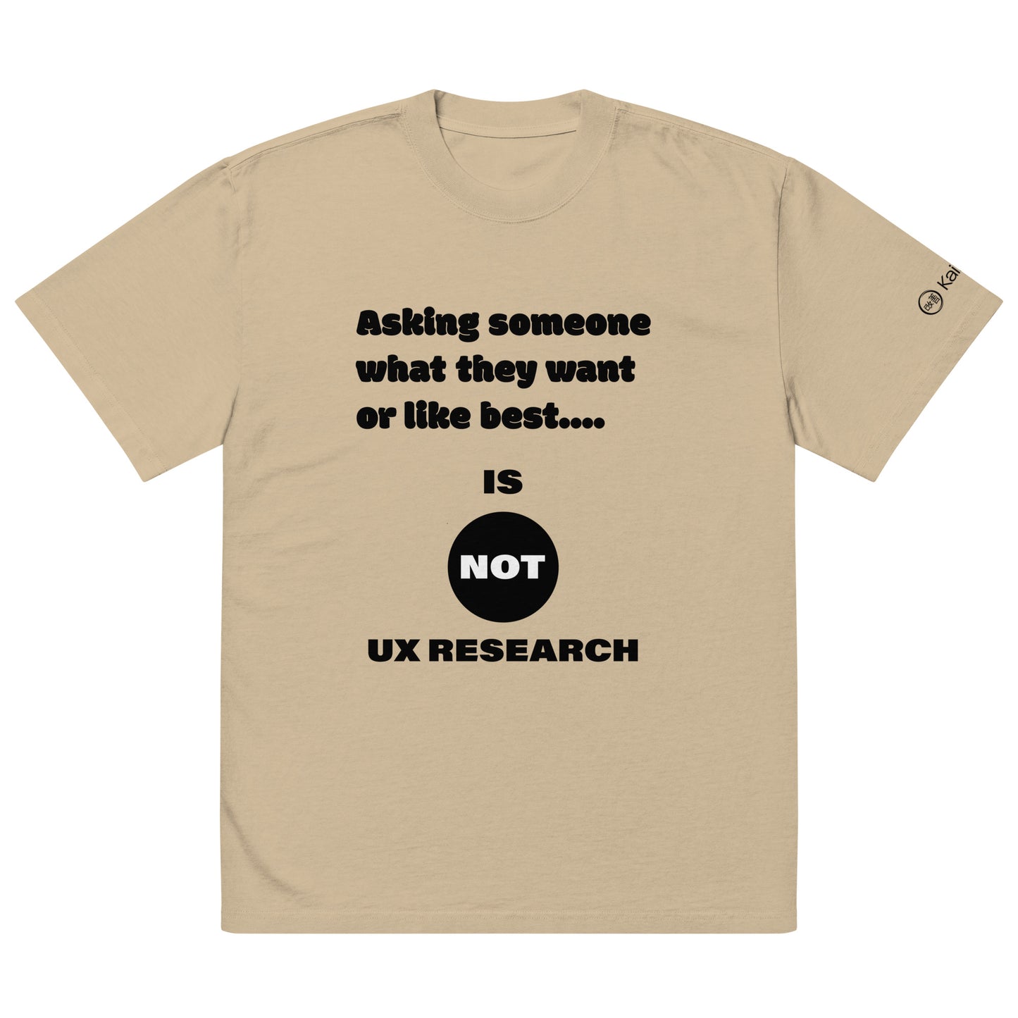 Not UX research T #1 (Oversized)