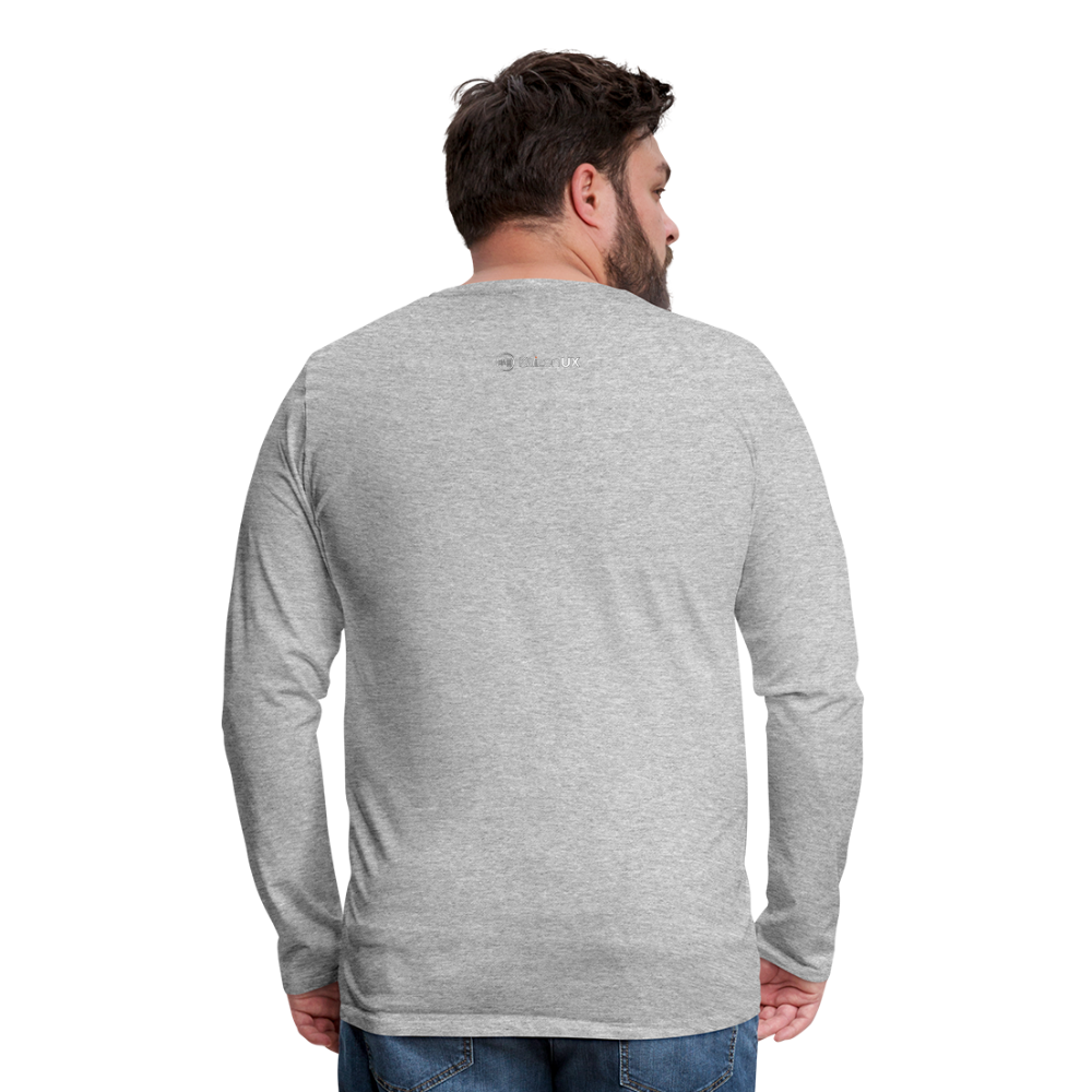 UX ≠ UI Men's Premium Long Sleeve T-Shirt - heather gray