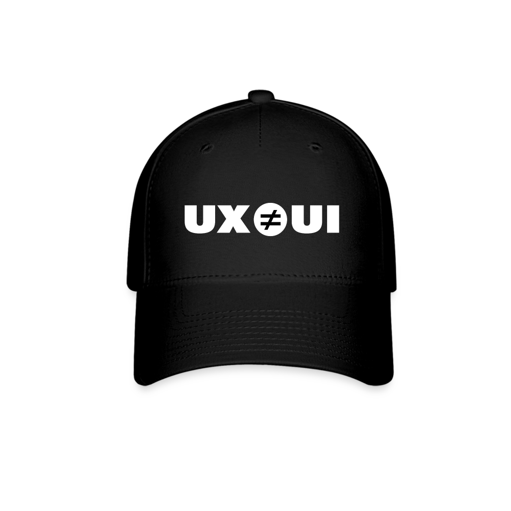 UX ≠ UI Baseball Cap - black