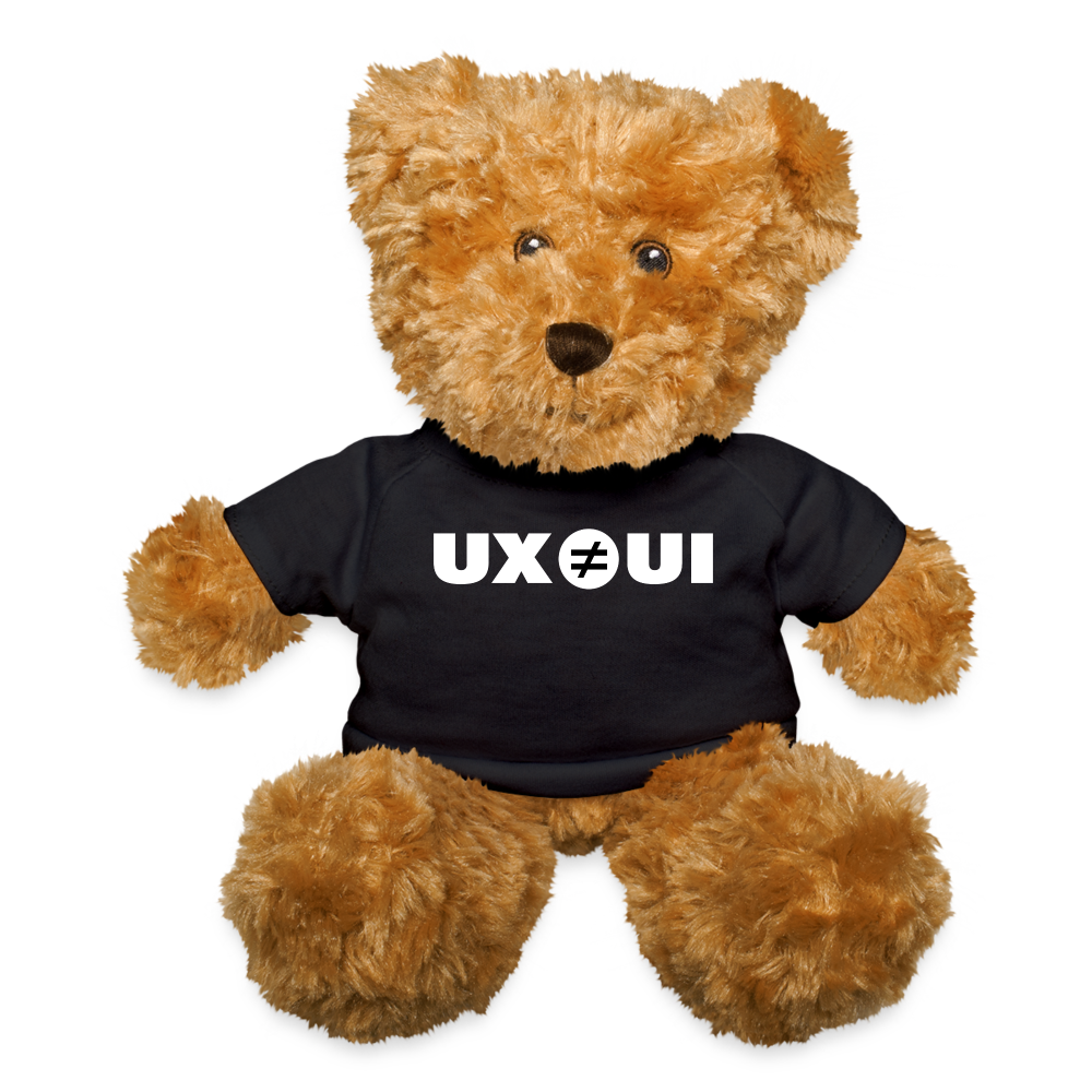 UX ≠ UI Teddy Bear - black