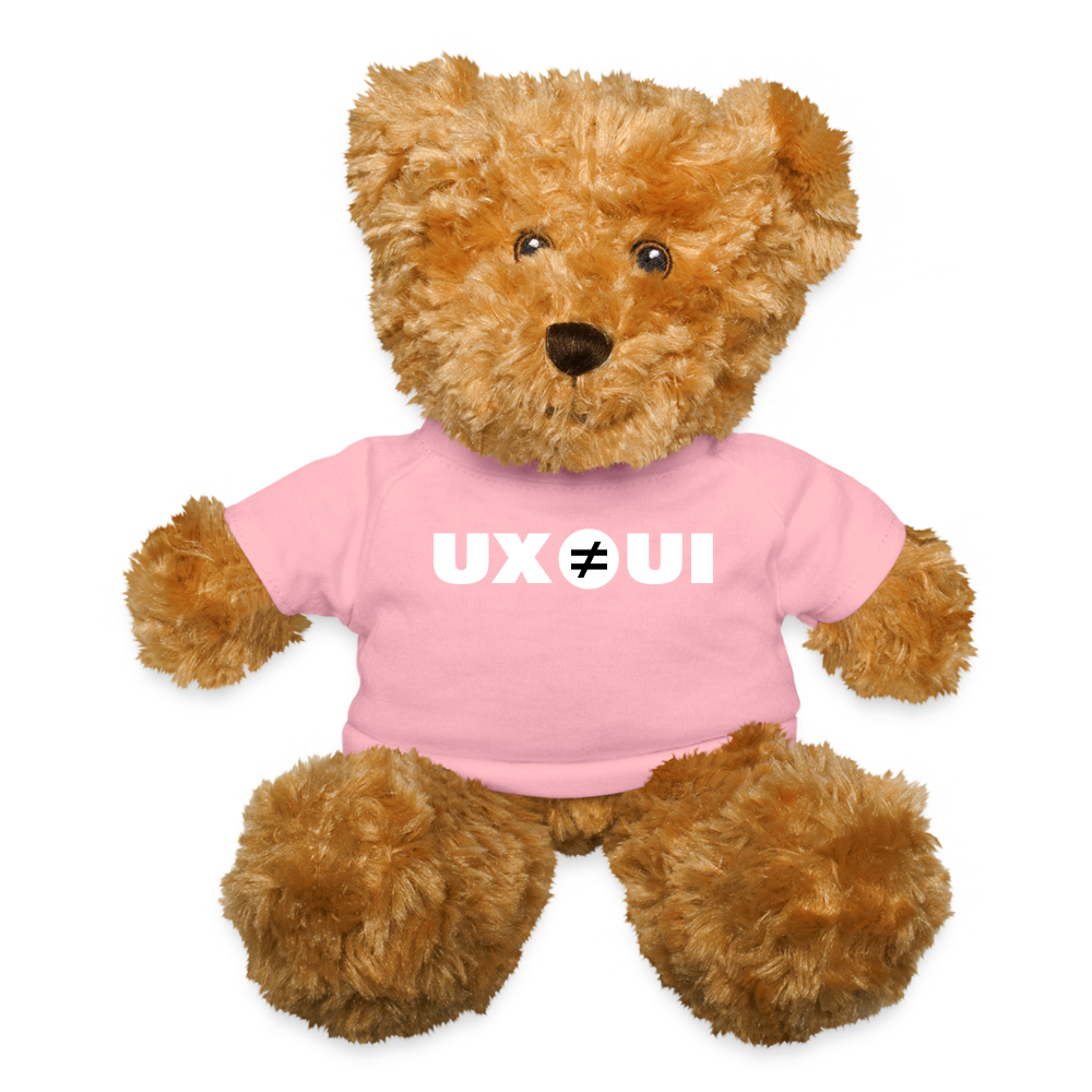 UX ≠ UI Teddy Bear - petal pink